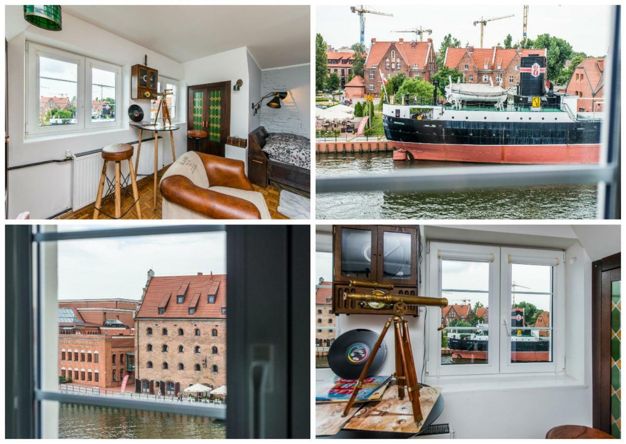 Apartment Above Motlawa Gdansk Bagian luar foto