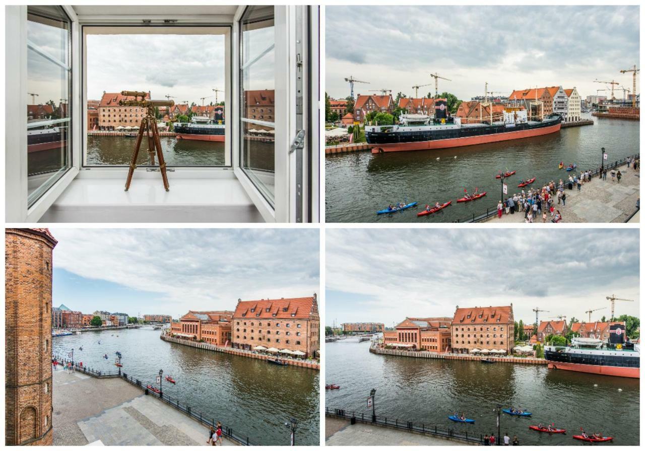 Apartment Above Motlawa Gdansk Bagian luar foto